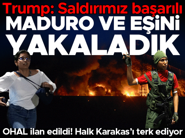 Son dakika... Venezuelada patlama