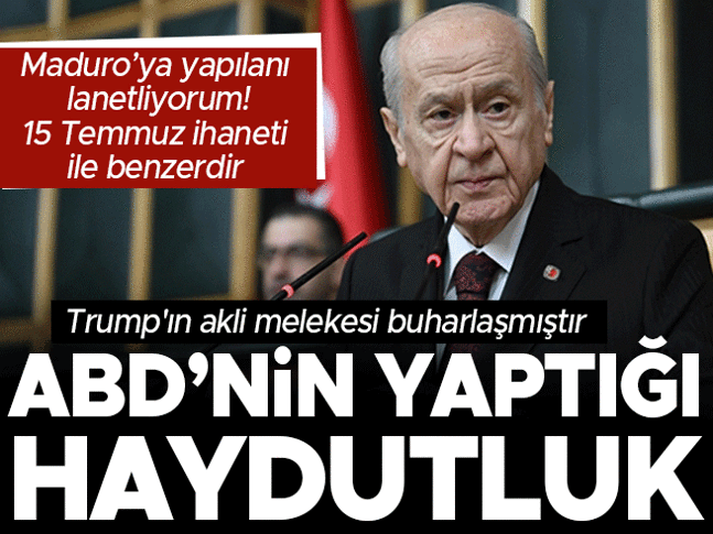 MHP lideri Bahçeliden önemli açıklamalar