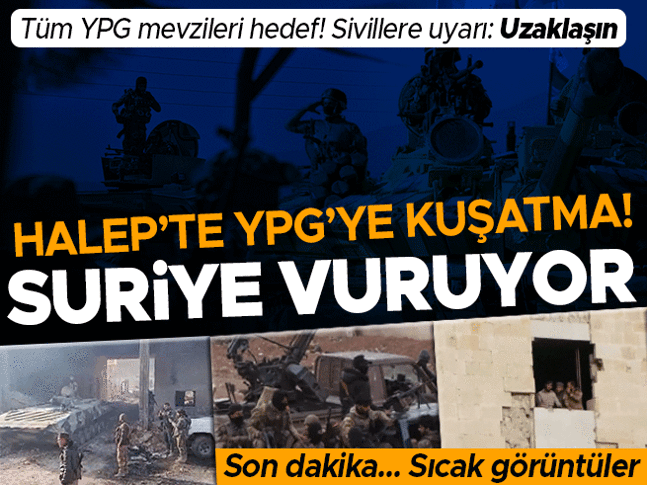 Suriyede kritik karar: SDG mevzileri hedef ilan edildi