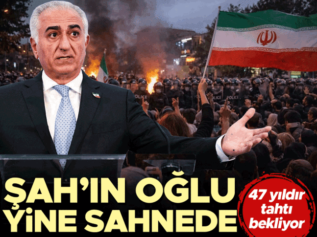 İran karıştı… Şah’ın oğlu yine sahnede