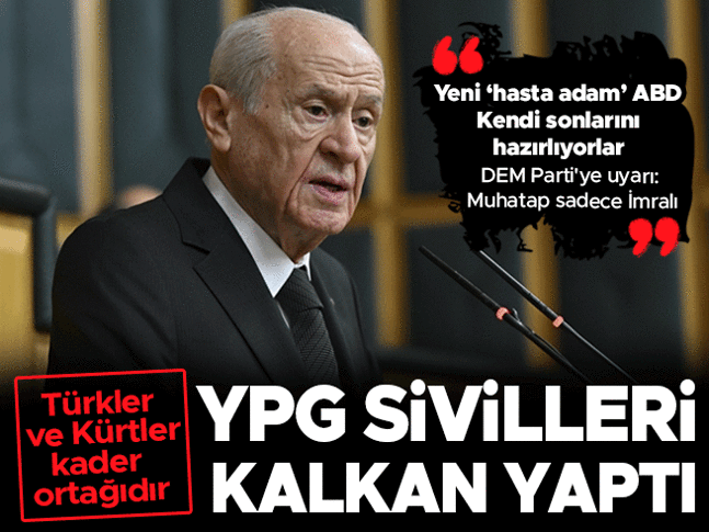 MHP lideri Bahçeliden önemli açıklamalar