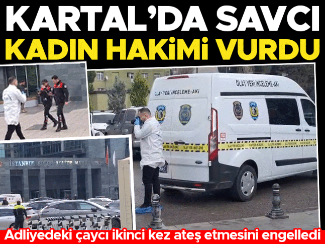 Son dakika... Adliyede silahlı saldırı: Savcı kadın hakimi vurdu