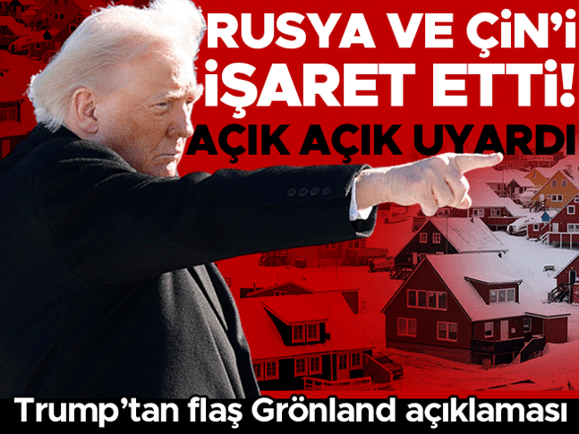 Son dakika: Trump, Grönlandı neden istediğini açıkladı
