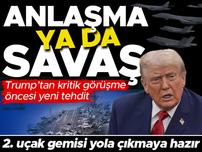 Trumptan İrana ikinci filo tehdidi: Netanyahunun ziyareti öncesi yeni saldırı tehdidi