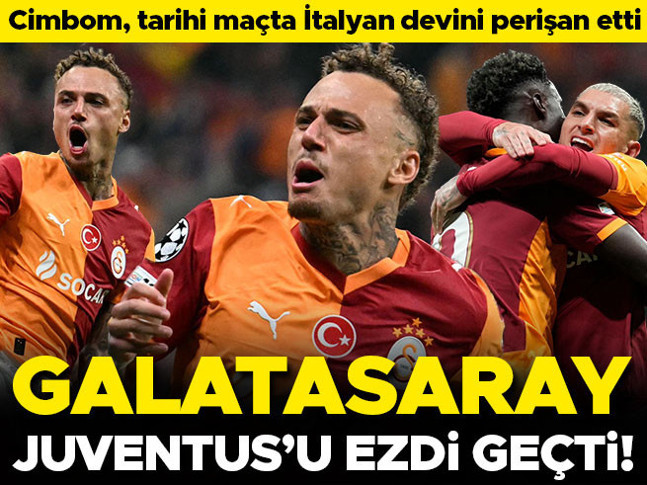 Galatasaray 5-2 Juventus maç özeti (Şampiyonlar Ligi)