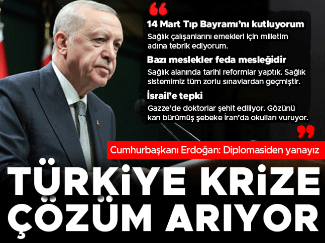 Son dakika haberi... Cumhurbaşkanı Erdoğan: Türkiye krize çözüm arıyor