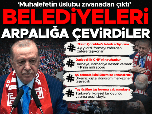 Belediyeleri arpalığa çevirdiler| Cumhurbaşkanı Erdoğan: Muhalefetin üslubu zıvanadan çıktı Hokkabazlığı siyaset diye yutturamazsınız