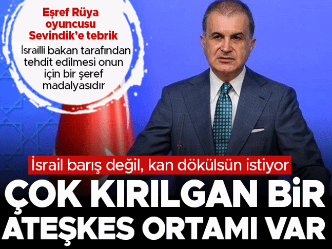 AK Parti Sözcüsü Ömer Çelik: İsrail kan dökmek istiyor