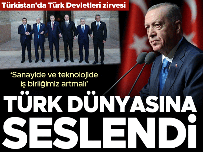 Cumhurbaşkanı Erdoğan Kazakistanda: Türk Devletleri Teşkilatı Gayriresmi Zirvesi başladı