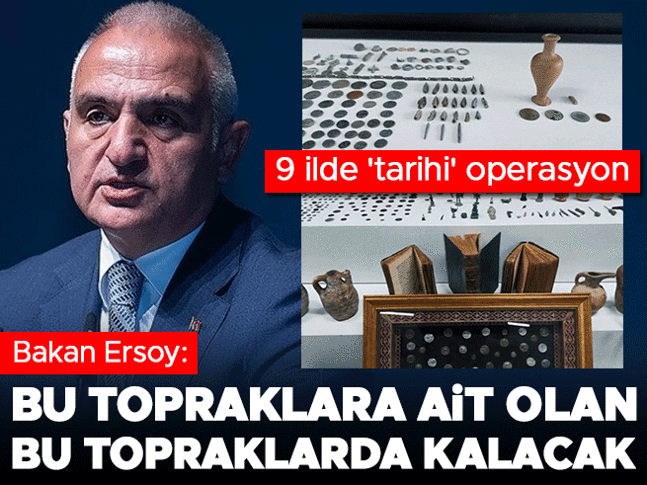 9 ilde tarihi operasyon... Bakan Ersoy’dan kaçakçılıkla mücadele mesajı: “Bu topraklara ait olan bu topraklarda kalacak”