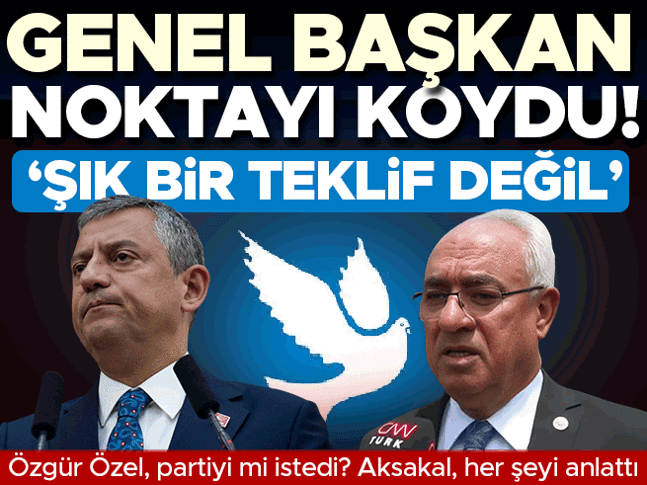 Özgür Özel 'DSP'yi bize verin' mi dedi? Önder Aksakal, CNN TÜRK'e anlattı