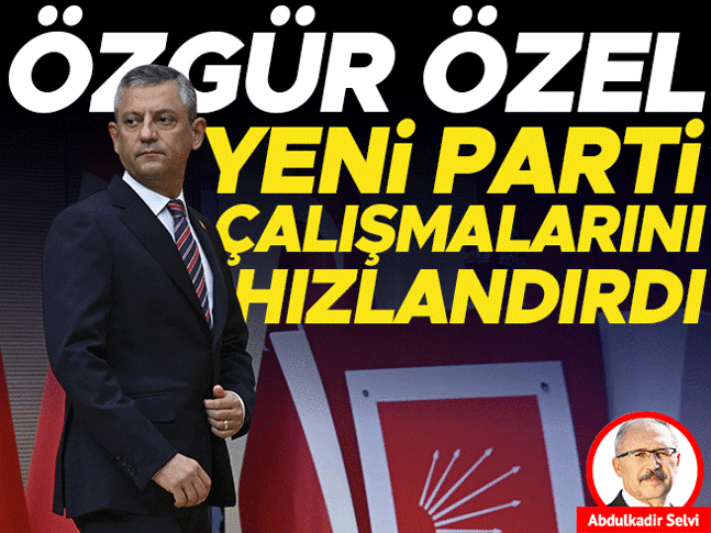 Özgür Özel yeni parti çalışmalarını hızlandırdı
