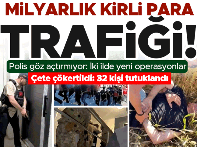 İnternet üzerinden milyarlık kirli para trafiği! İstanbul ve Tekirdağ'daki yasa dışı bahis operasyonlarında 32 kişi tutuklandı