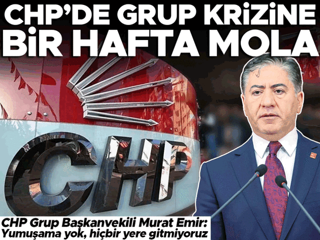 CHP’de ‘kürsü krizi’ne mola