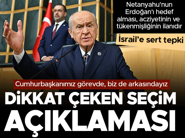 MHP Grup Toplantısı! Devlet Bahçeli’den önemli açıklamalar