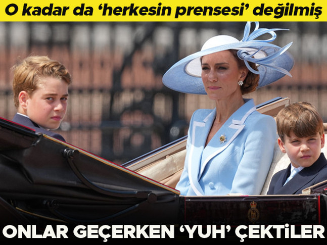 O kadar da 'herkesin prensesi' değilmiş... Onlar geçerken 'yuh' sesleri yükseldi