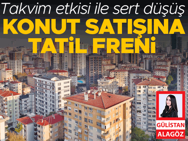 Konut satışına tatil freni