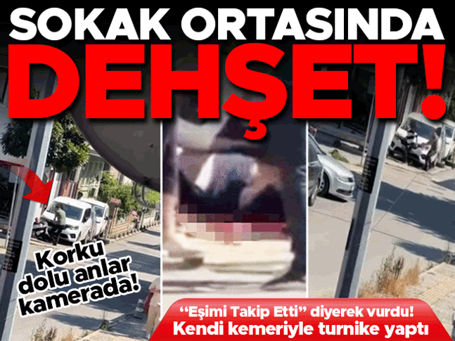 Eşini rahatsız ettiğini iddia ettiği kişiyi bacaklarından vurdu! Kendi kemeriyle turnike yaptı