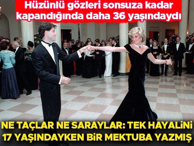 Ne saray ve ne de taç istemişti… Hüzünlü gözleri 36 yaşında sonsuza dek kapandı… Hayalini 17 yaşında yazdığı mektubun satırlarına saklamış…