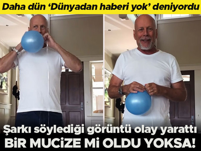 Daha düne kadar Dünyadan haberi yok deniyordu... Karısı, şarkı söylediği görüntüleri paylaştı... Bir mucize mi oldu yoksa!