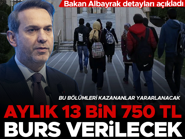 Üniversiteye başlayan öğrencilere aylık 13 bin 750 lira başarı bursu