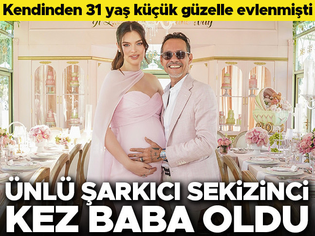 Kendinden 31 yaş küçük güzelle evlenmişti… Ünlü şarkıcı sekizinci kez baba oldu!