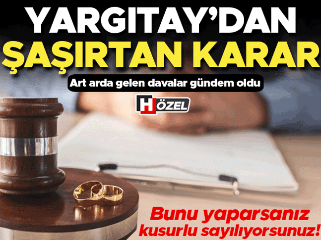 Boşanma davalarına art arda gelen şaşırtıcı kararlar! Şimdi de hasta eşle ilgilenmemek kusur ve duygusal şiddet sayıldı