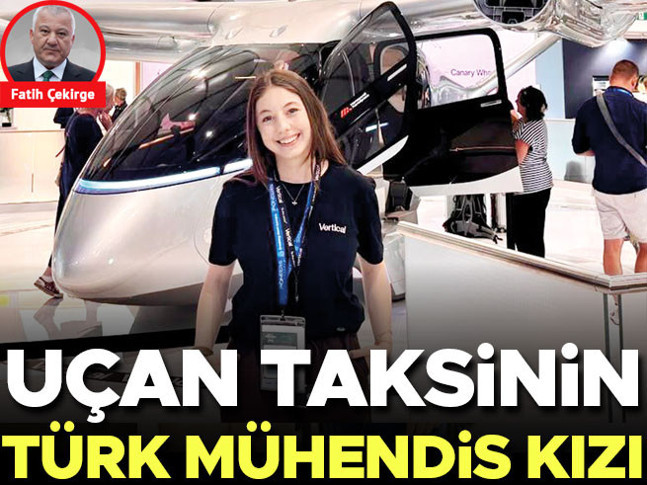 Uçan taksinin Türk mühendis kızı