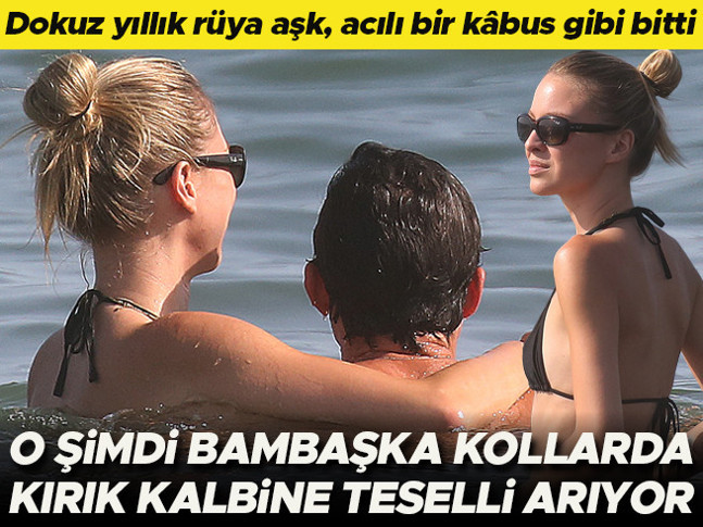 Dokuz yıllık rüya aşk, acı dolu bir kâbus gibi bitti... O şimdi bambaşka kollarda kırık kalbine teselli arıyor!