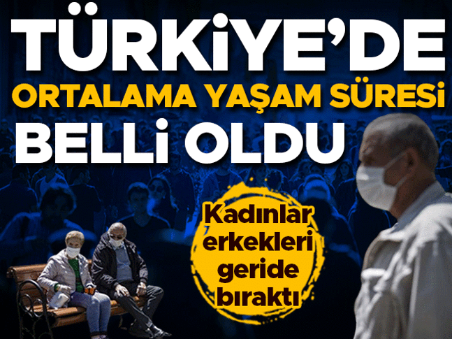 Türkiye’de ortalama yaşam süresi belli oldu! Kadınlar erkekleri geride bıraktı