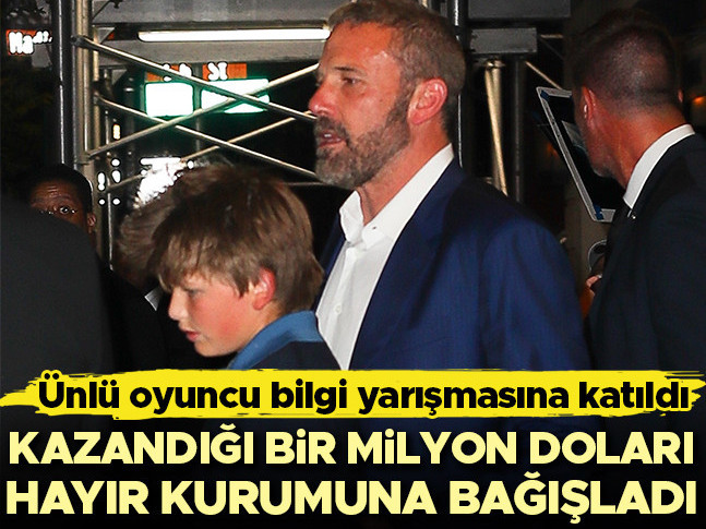 Ünlü oyuncu bilgi yarışmasından 1 milyon dolar kazandı… Hepsini hayır kurumuna bağışladı