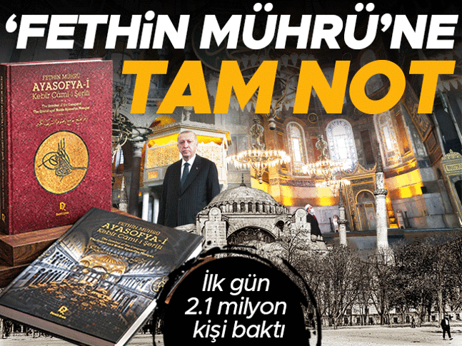 ‘Fethin Mührü’ne tam not