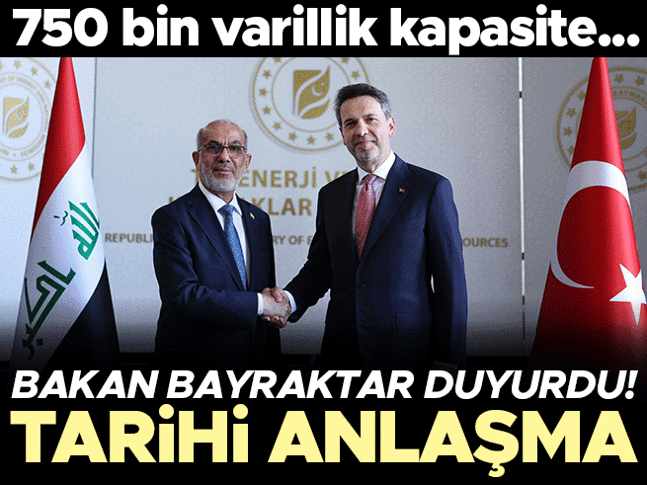 Bakan Bayraktar duyurdu! Stratejik ham petrol boru hattı anlaşması imzalandı