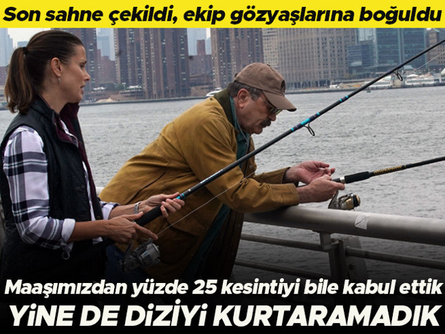 Son sahne çekildi, bütün ekip gözyaşlarına boğuldu... Maaşımızdan yüzde 25 indirim yapmayı bile kabul ettik... Yine de diziyi kurtaramadık