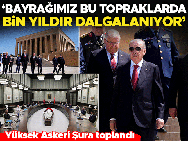 Cumhurbaşkanı Erdoğan, YAŞ üyeleri ile Anıtkabir'i ziyaret ediyor