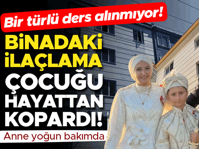 Apartmandaki ilaçlama çocuğun ölümüne neden oldu, anne yoğun bakımda