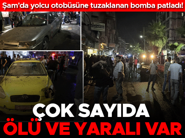 Suriye?nin başkenti Şam?da şiddetli patlama... Ölü ve yaralı var