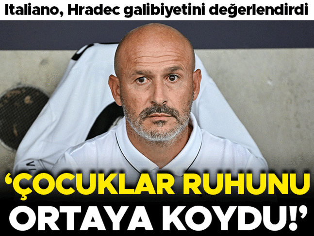 Vincenzo Italiano, Hradec Kralove galibiyetini değerlendirdi: Çocuklar ruhunu ortaya koydu!