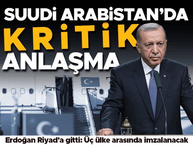 Cumhurbaşkanı Erdoğan, Suudi Arabistan'a gitti