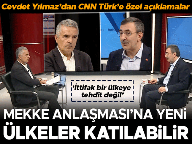 Cumhurbaşkanı Yardımcısı Yılmaz'dan önemli açıklamalar...