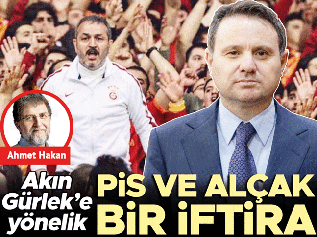 Akın Gürlek’e yönelik pis ve alçak bir iftira