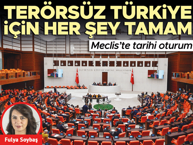 Terörsüz Türkiye için her şey tamam
