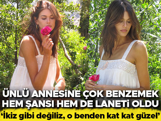 Görenler hep ikiz gibi olduklarını söylüyor… Ünlü annesine benzemek hem şansı hem laneti oldu… ‘O benden kat kat daha güzel’