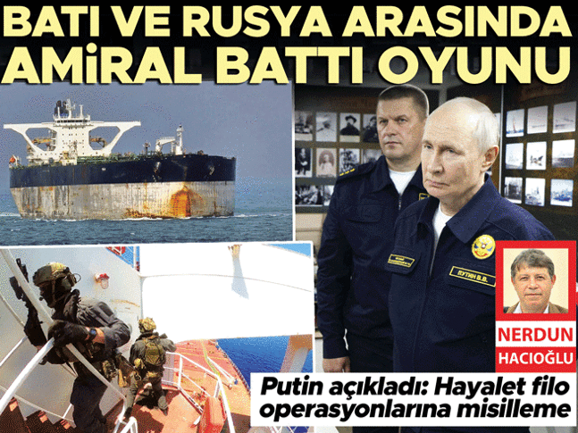 Batı ve Rusya arasında amiral battı oyunu