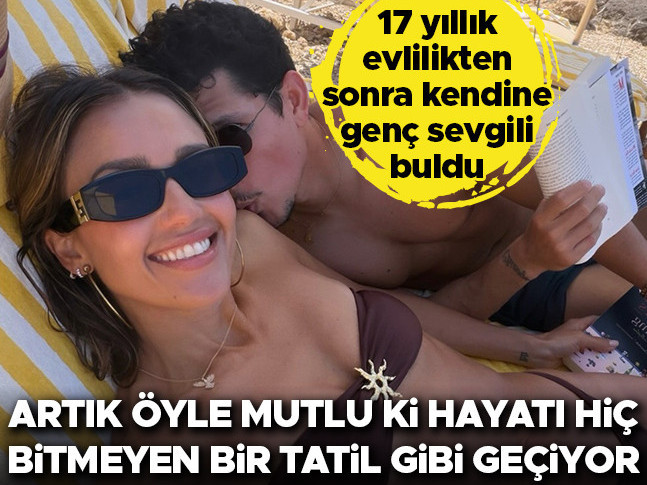 17 yıllık evliliğin ardından kendine genç bir sevgili buldu… Hayatını artık hep tatilde gibi yaşıyor