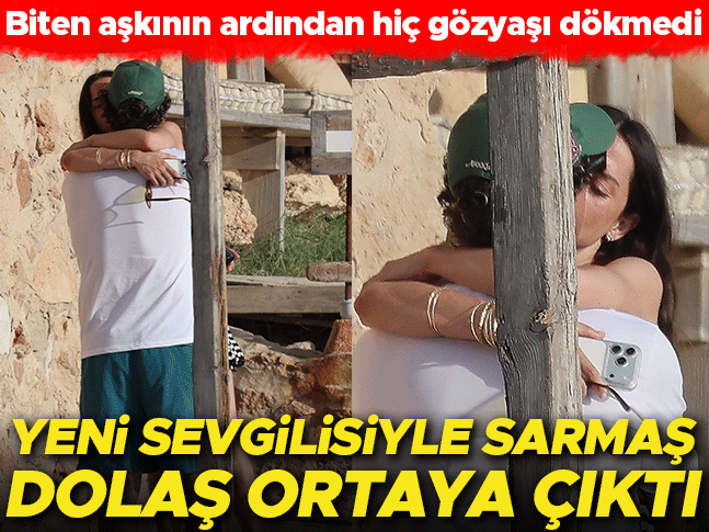 Biten aşkın ardından gözyaşı bile dökmedi… Yeni sevgilisiyle sarmaş dolaş ortaya çıktı
