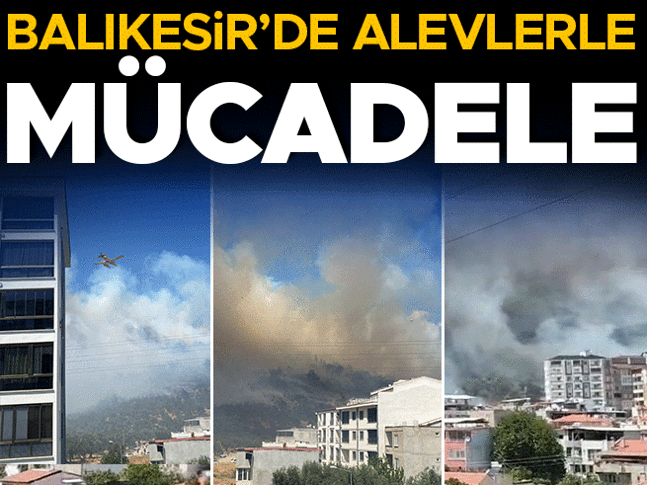 Balıkesir'de orman yangını! 'Yerleşim yerine yakın bölgede çok fazla sıkıntımız kalmadı'