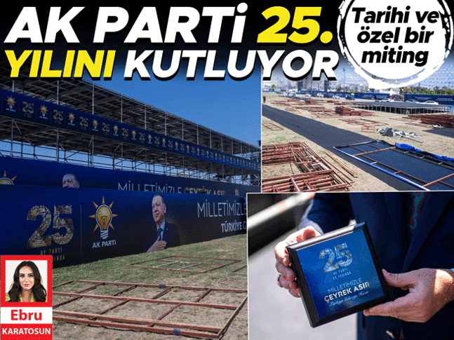 AK Parti 25. yılını kutluyor
