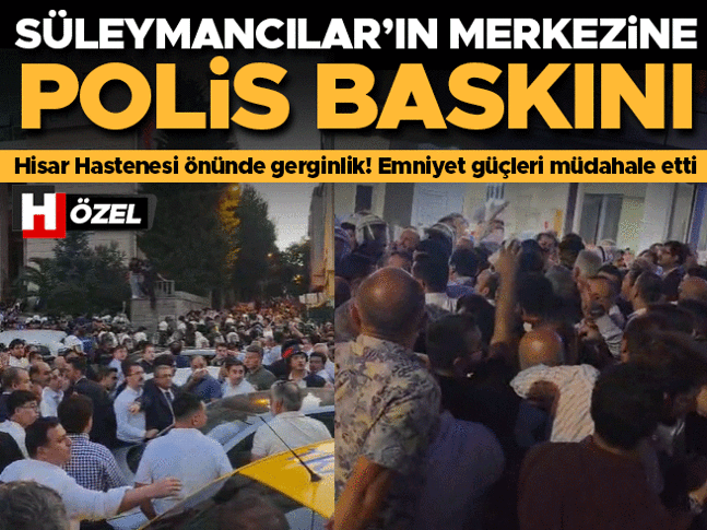 Süleymancılar'ın merkezine polis baskını