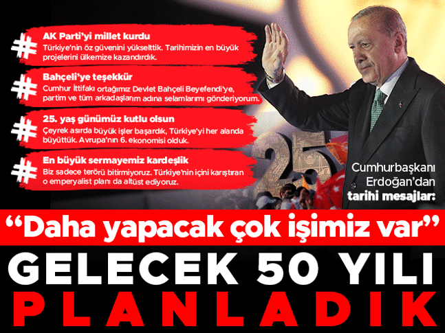 Cumhurbaşkanı Erdoğan'dan önemli açıklamalar